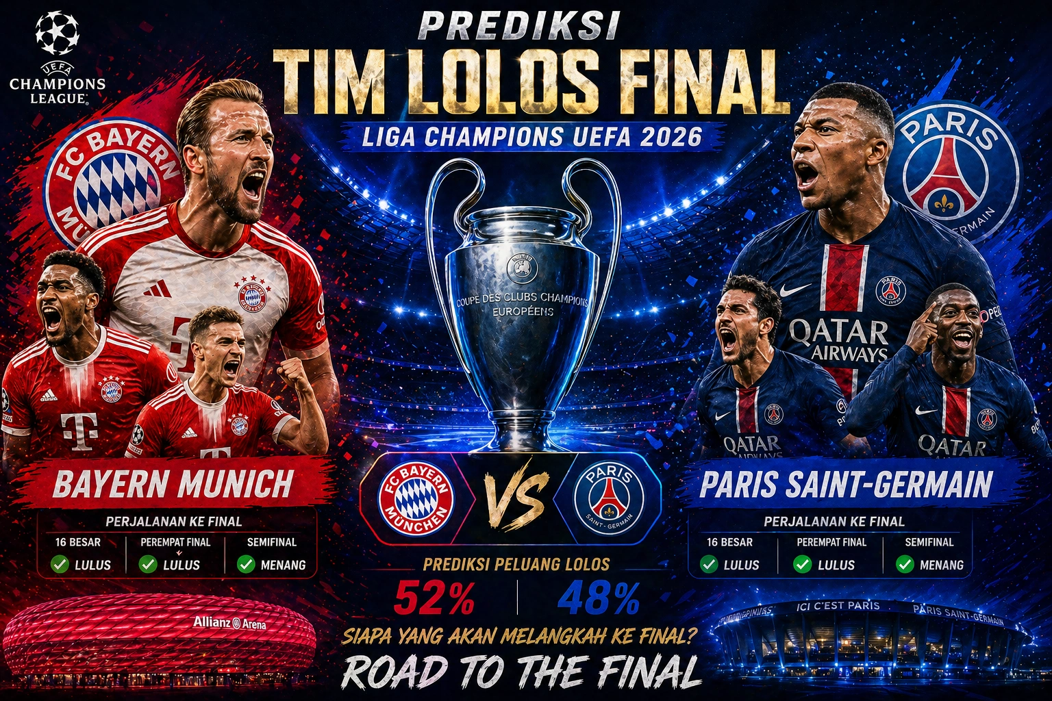 Prediksi Final Liga Champions 2026: Siapa yang Akan Angkat Trofi di Budapest?