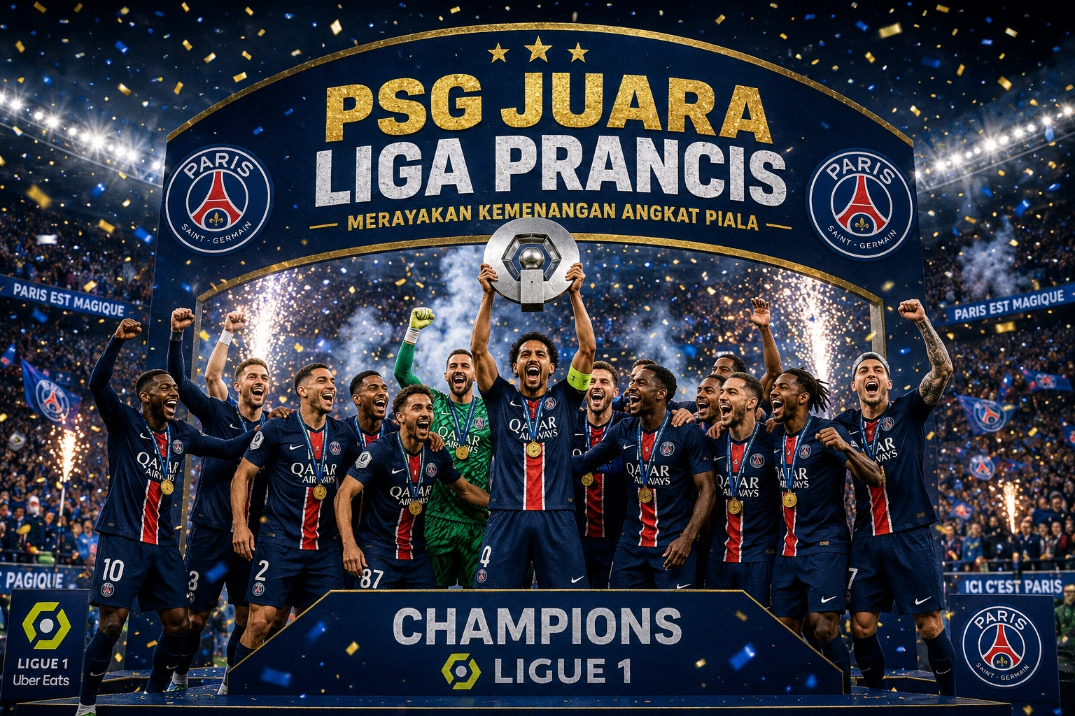 Daftar Juara Liga Prancis Lengkap hingga 2026