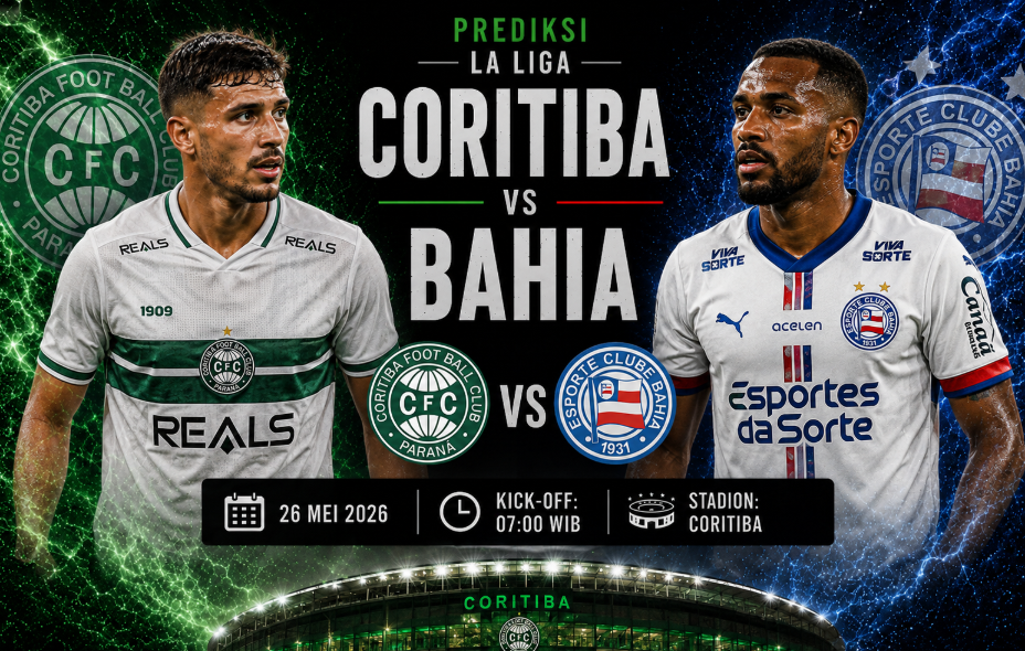 Prediksi Skor Coritiba vs Bahia – Duel Serie A