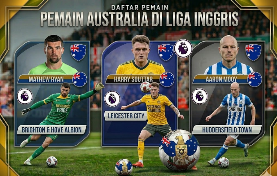 Daftar Pemain Australia yang Bermain di Liga Inggris Lengkap