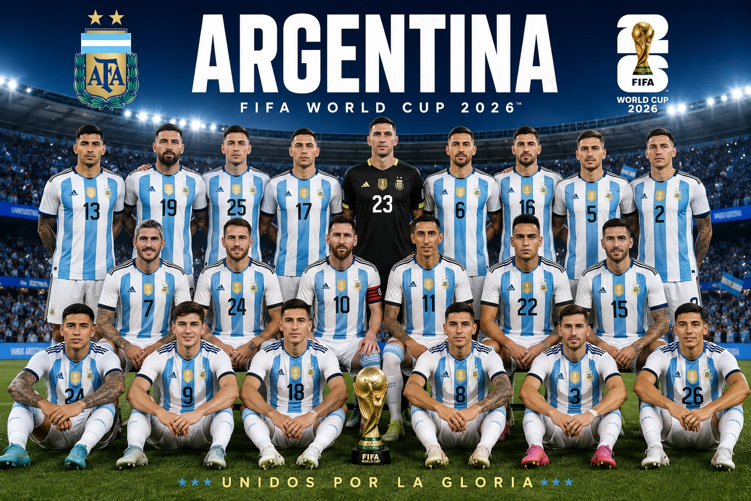 Skuad Argentina Piala Dunia 2026 Resmi Rilis, Ini Daftar Lengkapnya