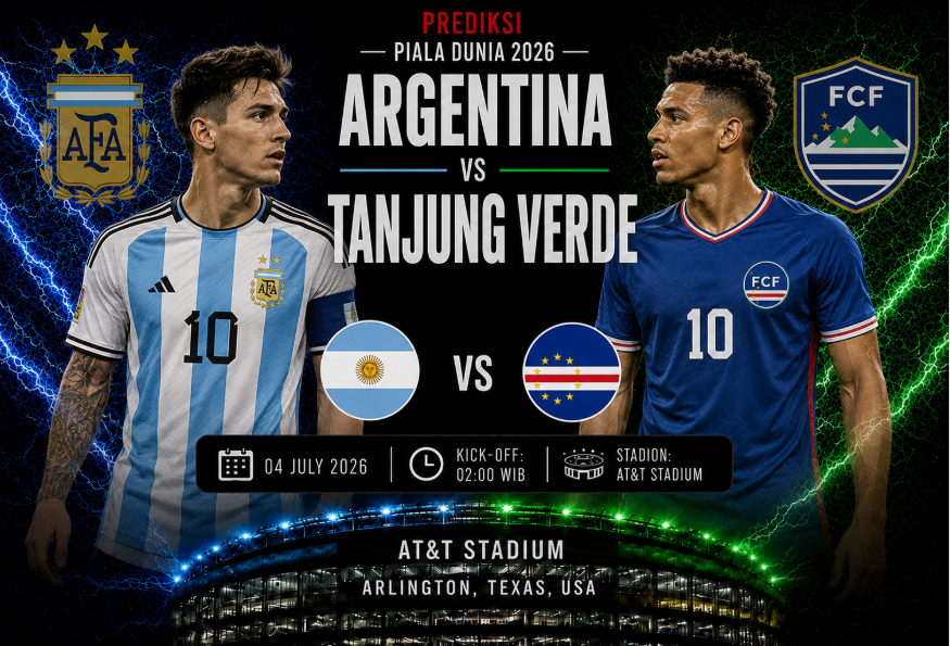 Argentina vs Tanjung Verde: Misi Albiceleste Lanjutkan Langkah Piala Dunia