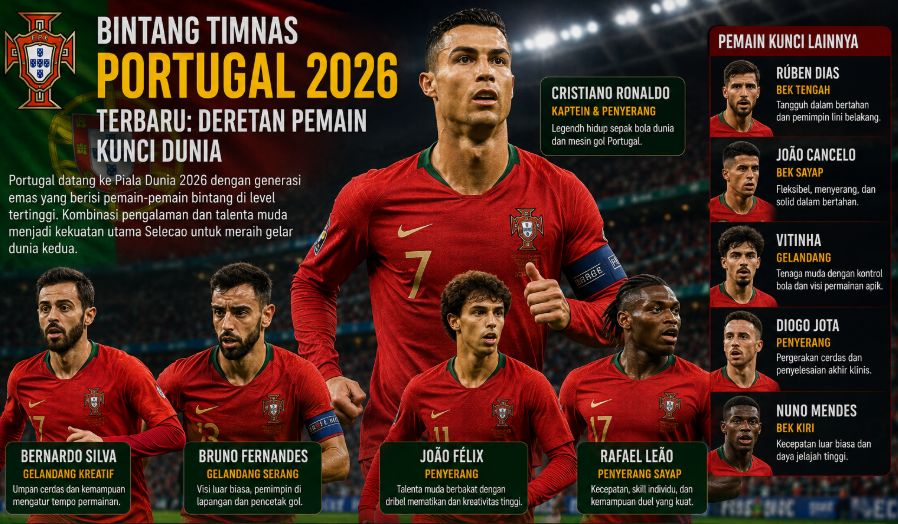 Bintang Timnas Portugal 2026 Terbaru: Deretan Pemain Kunci Dunia