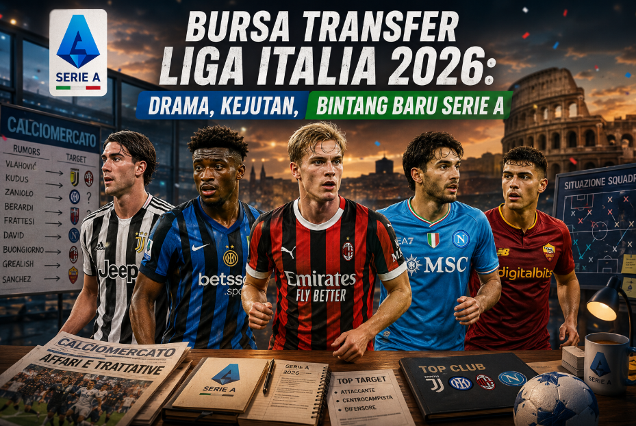 Transfer Liga Italia 2026: Drama Seru, Kejutan Besar, dan Talenta Baru Serie A 6 Transfer Liga Italia 2026: Drama Seru, Kejutan Besar, dan Talenta Baru Serie A