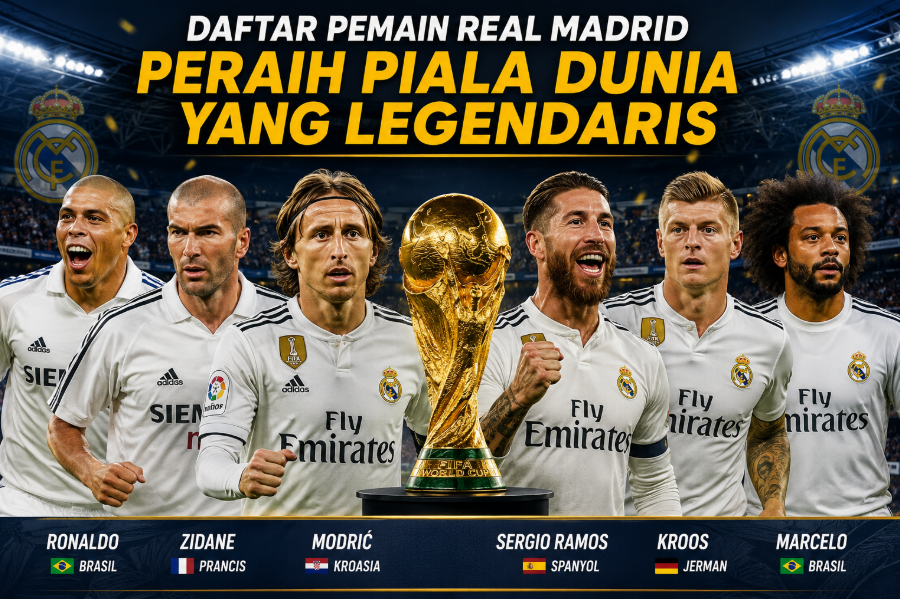 Daftar Pemain Real Madrid Peraih Piala Dunia yang Legendaris 4 Daftar Pemain Real Madrid Peraih Piala Dunia yang Legendaris