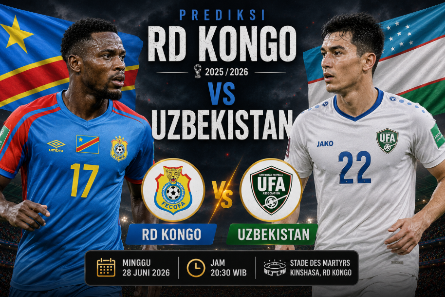 Duel Sengit Kongo vs Uzbekistan FIFA World Cup 2026