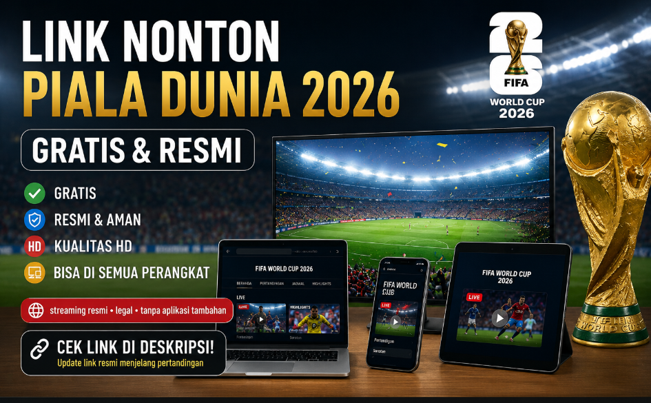 Link Nonton Piala Dunia 2026 Gratis & Resmi 2 Link Nonton Piala Dunia 2026 Gratis & Resmi