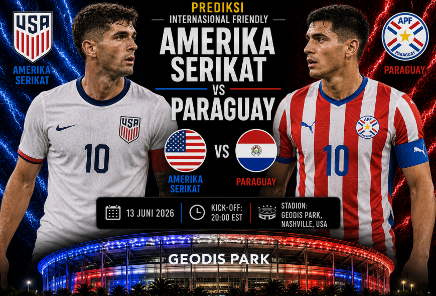 Prediksi Amerika Serikat vs Paraguay: Duel Sengit Piala Dunia 2026 2 Prediksi Amerika Serikat vs Paraguay: Duel Sengit Piala Dunia 2026