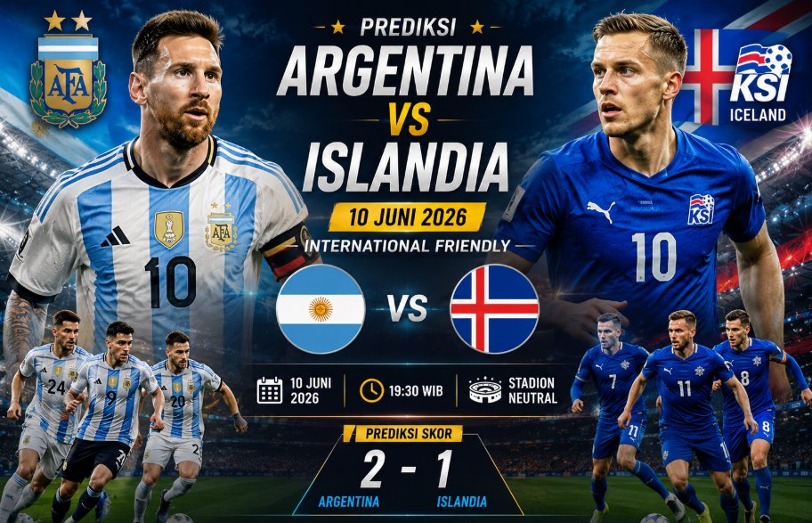 Prediksi Argentina vs Islandia: Duel Sarat Bergengsi
