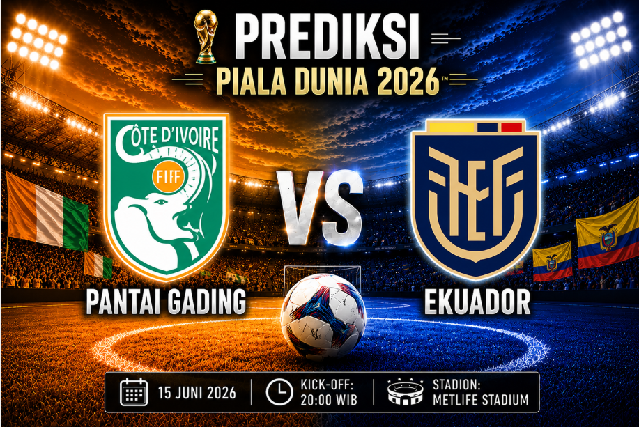 Prediksi Pantai Gading vs Ekuador: Duel Panas Penentu Nasib