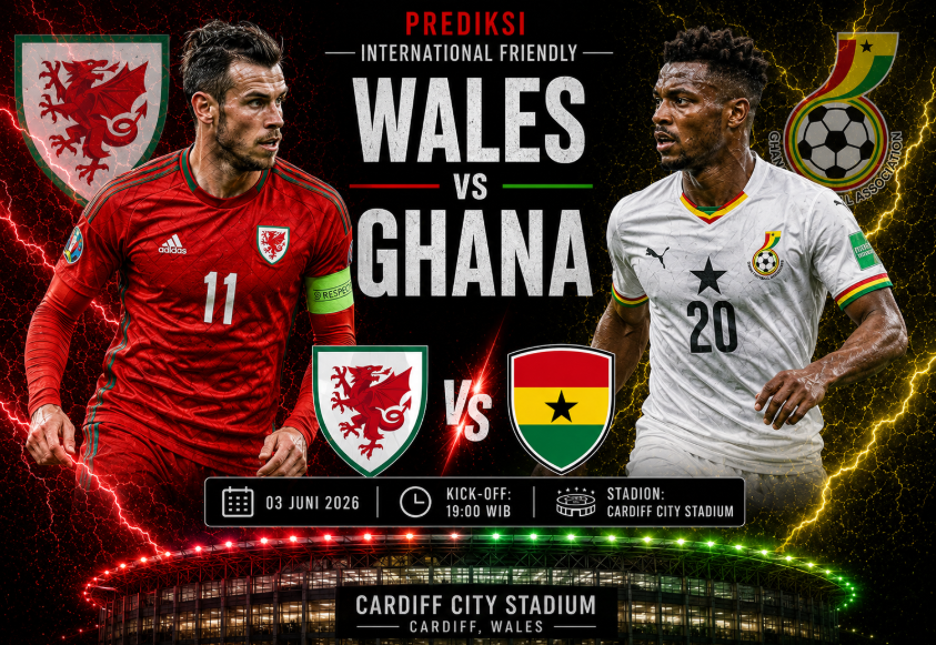 Prediksi Skor Wales vs Ghana – 3 Juni 2026