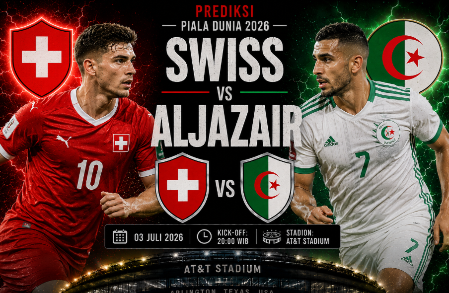 Prediksi Swiss vs Aljazair: Analisis Pertandingan dan Peluang Lolos 10 Prediksi Swiss vs Aljazair: Analisis Pertandingan dan Peluang Lolos