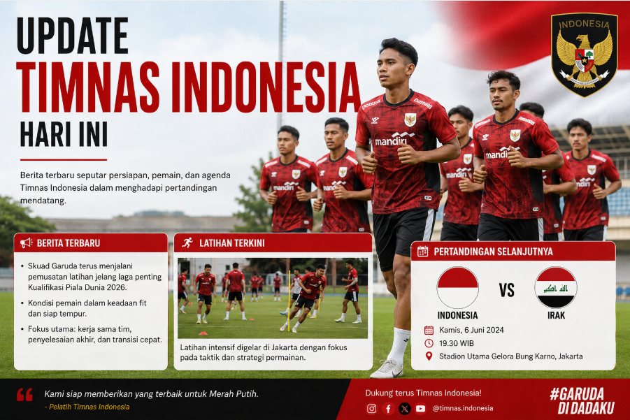 Update Timnas Indonesia Hari Ini: Skuad, Performa, dan Agenda Laga