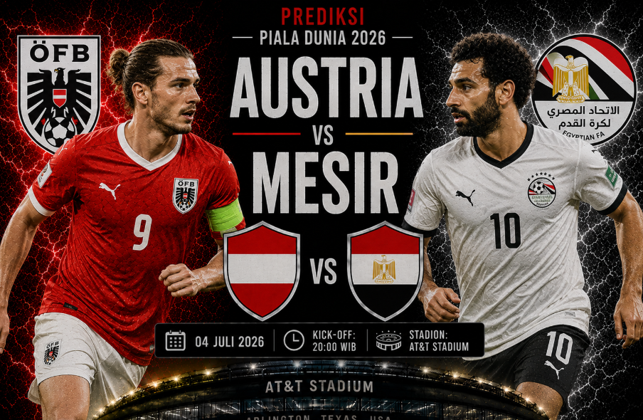 jadwal Austria vs Mesir: Adu Taktik Demi Tiket Delapan Besar 9 jadwal Austria vs Mesir: Adu Taktik Demi Tiket Delapan Besar