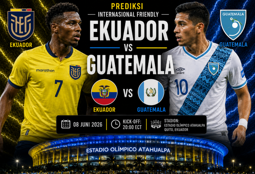 Prediksi Ekuador vs Guatemala : Pertandingan Persahabatan