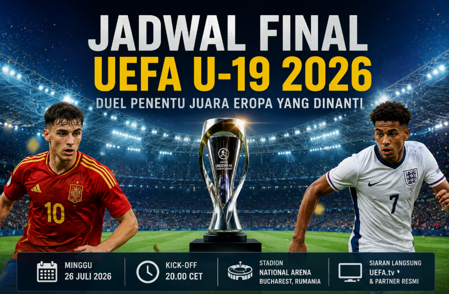 Jadwal Final UEFA U-19 2026: Duel Penentu Juara Eropa yang Dinanti 4 Jadwal Final UEFA U-19 2026: Duel Penentu Juara Eropa yang Dinanti