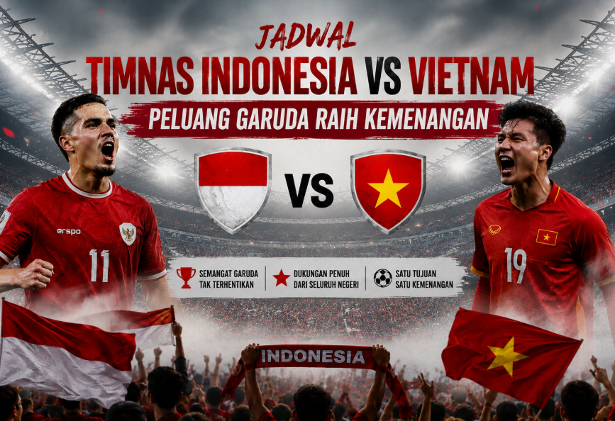 Jadwal Timnas Indonesia vs Vietnam Peluang Garuda Raih Kemenangan