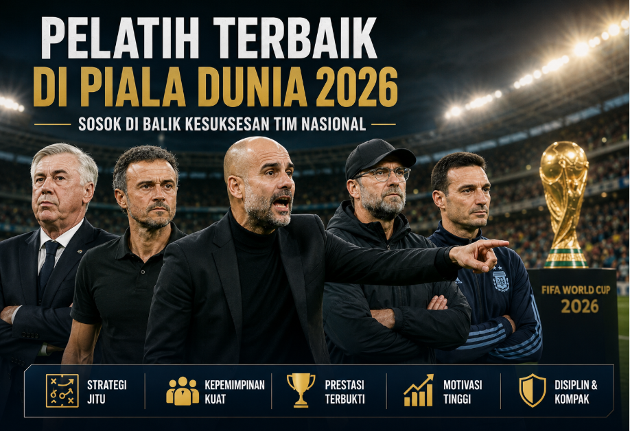 Pelatih Terbaik di Piala Dunia 2026: Sosok di Balik Kesuksesan Tim Nasional 2 Pelatih Terbaik di Piala Dunia 2026: Sosok di Balik Kesuksesan Tim Nasional