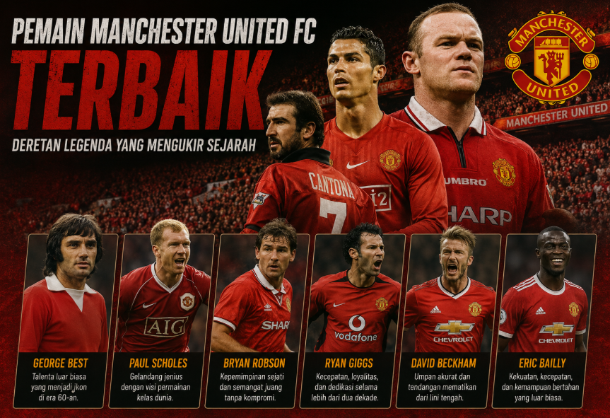 Pemain Manchester United FC Terbaik: Deretan Legenda yang Mengukir Sejarah 4 Pemain Manchester United FC Terbaik: Deretan Legenda yang Mengukir Sejarah