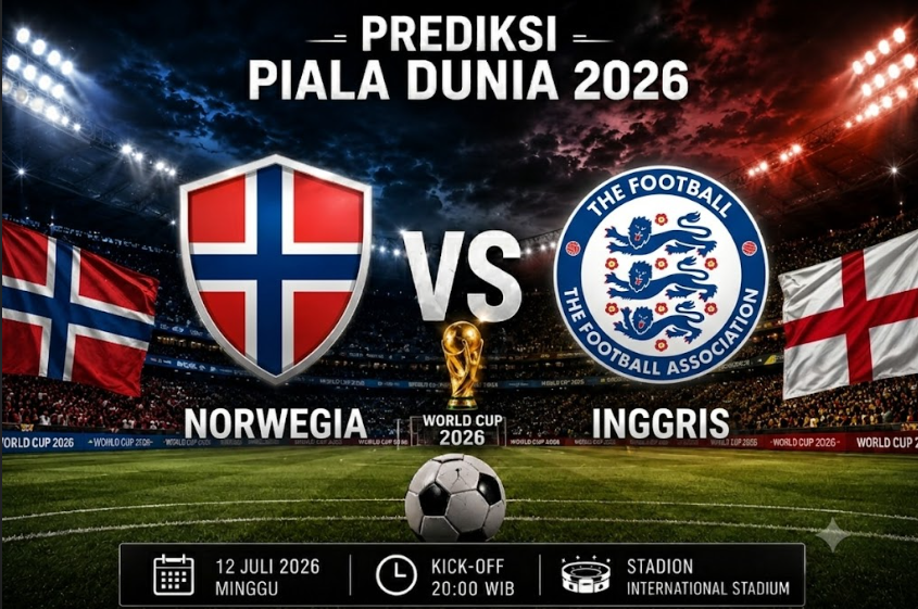 Prediksi Norwegia vs Inggris: Head to Head, Susunan Pemain