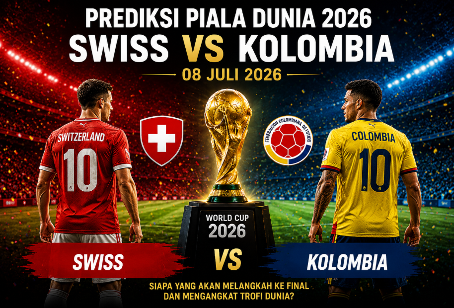 Prediksi Skor Swiss vs Kolombia: Duel Tiket Semifinal