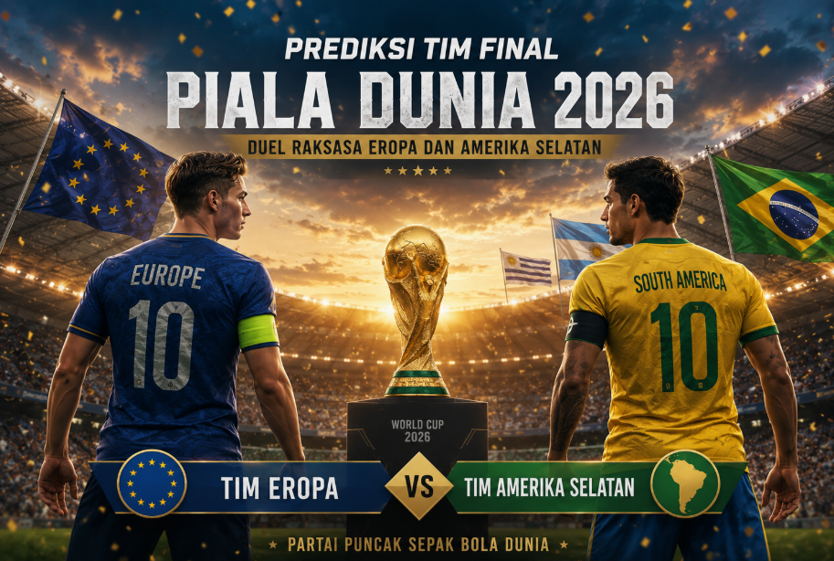 Prediksi Tim Final Piala Dunia 2026: Duel Raksasa Eropa dan Amerika Selatan 5 Prediksi Tim Final Piala Dunia 2026: Duel Raksasa Eropa dan Amerika Selatan