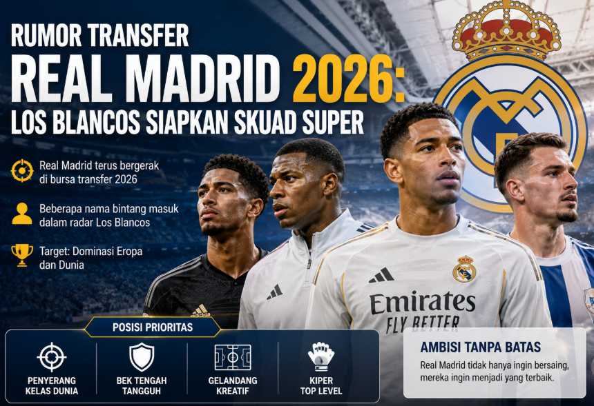 Rumor Transfer Real Madrid 2026: Los Blancos Siapkan Skuad Super 1 Rumor Transfer Real Madrid 2026: Los Blancos Siapkan Skuad Super