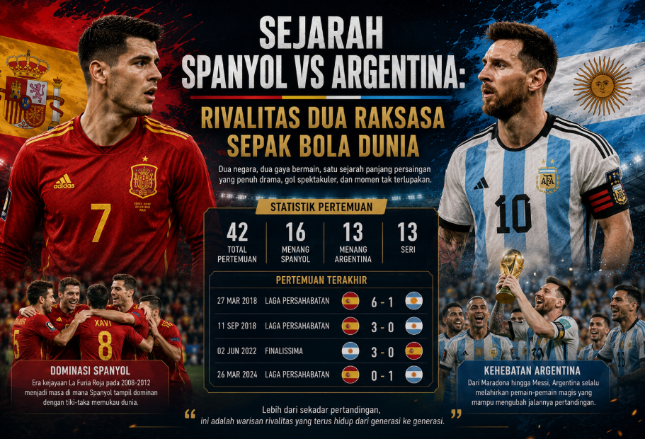 Sejarah Spanyol vs Argentina Rivalitas Dua Raksasa Sepak Bola Dunia 3 Sejarah Spanyol vs Argentina Rivalitas Dua Raksasa Sepak Bola Dunia
