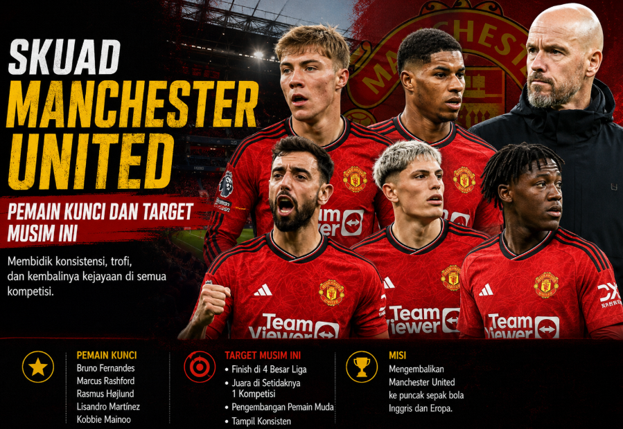 Skuad Manchester United: Pemain Kunci dan Target Musim Ini
