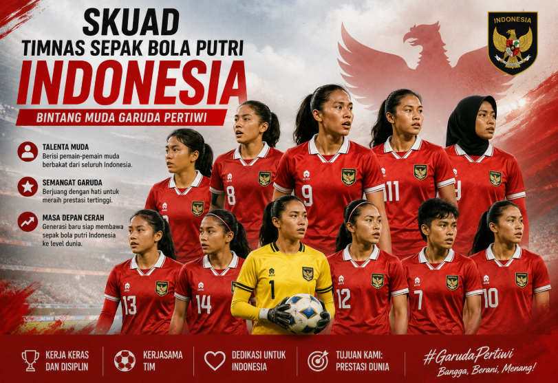 Skuad Timnas Sepak Bola Putri Indonesia: Bintang Muda Garuda Pertiwi