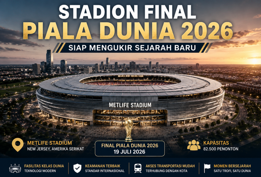 Stadion Final Piala Dunia 2026 Siap Mengukir Sejarah Baru 3 Stadion Final Piala Dunia 2026 Siap Mengukir Sejarah Baru