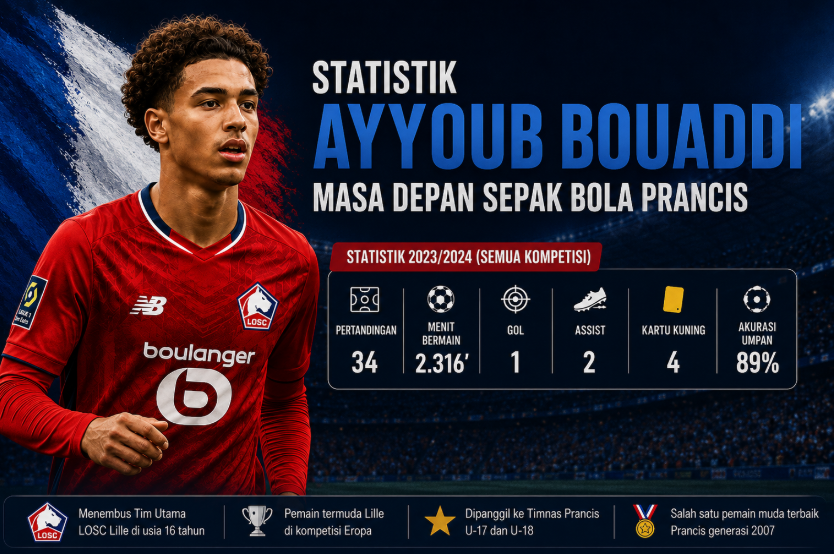 Statistik Ayyoub Bouaddi Masa Depan Sepak Bola Prancis 3 Statistik Ayyoub Bouaddi Masa Depan Sepak Bola Prancis