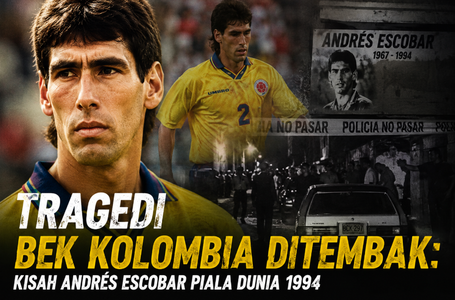 Tragedi Bek Kolombia Ditembak: Kisah Andrés Escobar Piala Dunia 1994