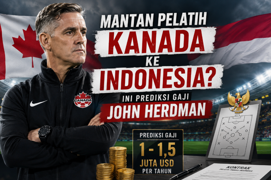 antan Pelatih Kanada ke Indonesia Ini Prediksi Gaji John Herdman